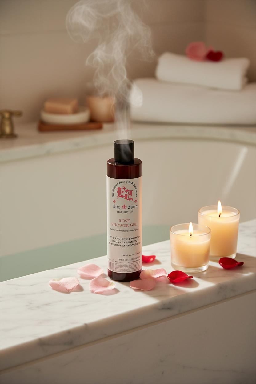 Bagnoschiuma Rosa 200 ml - Chakra del Cuore (4°) - Aiuta a riconnettersi con la propria sensibilità e a sciogliere chiusure emotive.