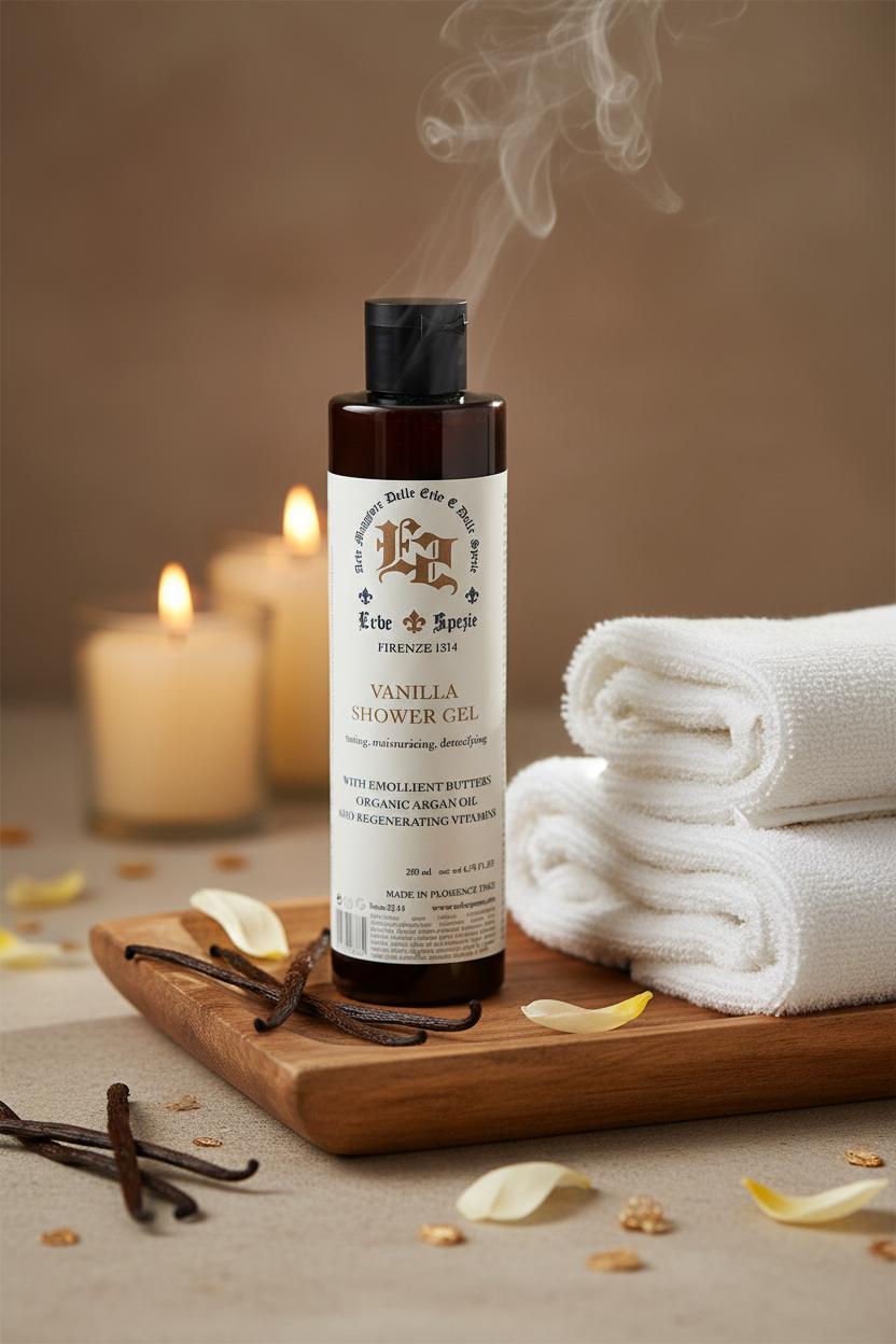 Bagnoschiuma Vaniglia 200 ml - Chakra Sacrale (2°) - Per chi ha bisogno di calore, conforto e presenza