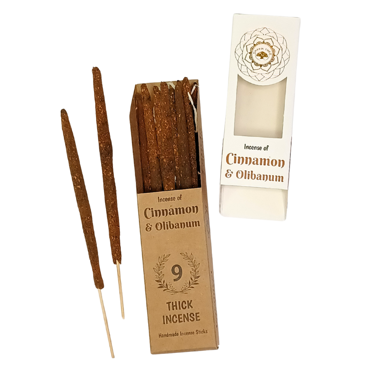 Incenso Botanico Cannella & Olibano – PROSPERITÀ | Abbondanza, Energia e Protezione