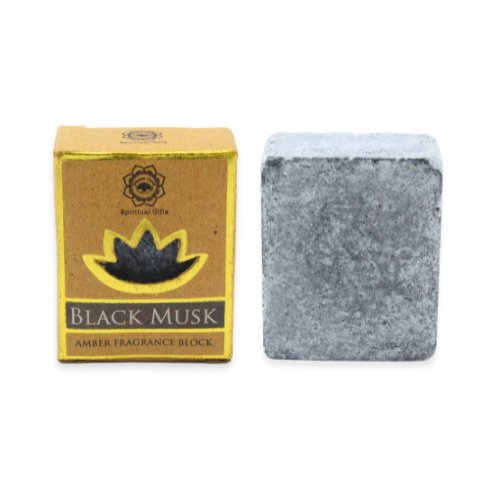 Mattoncino di Incenso Amber Black Musk – Sentirsi protetti, forti e radicati – Chakra della Radice (1°)