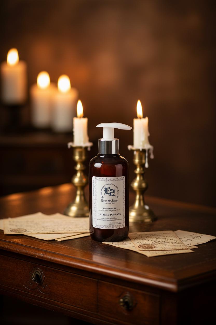 Sapone mani Lettere Lontane 250 ml - Chakra del Cuore (4°) - Per momenti di malinconia, nostalgia, bisogno di rallentare o quando il cuore è pieno ma silenzioso. Aiuta a rientrare in contatto con le proprie emozioni senza appesantire.