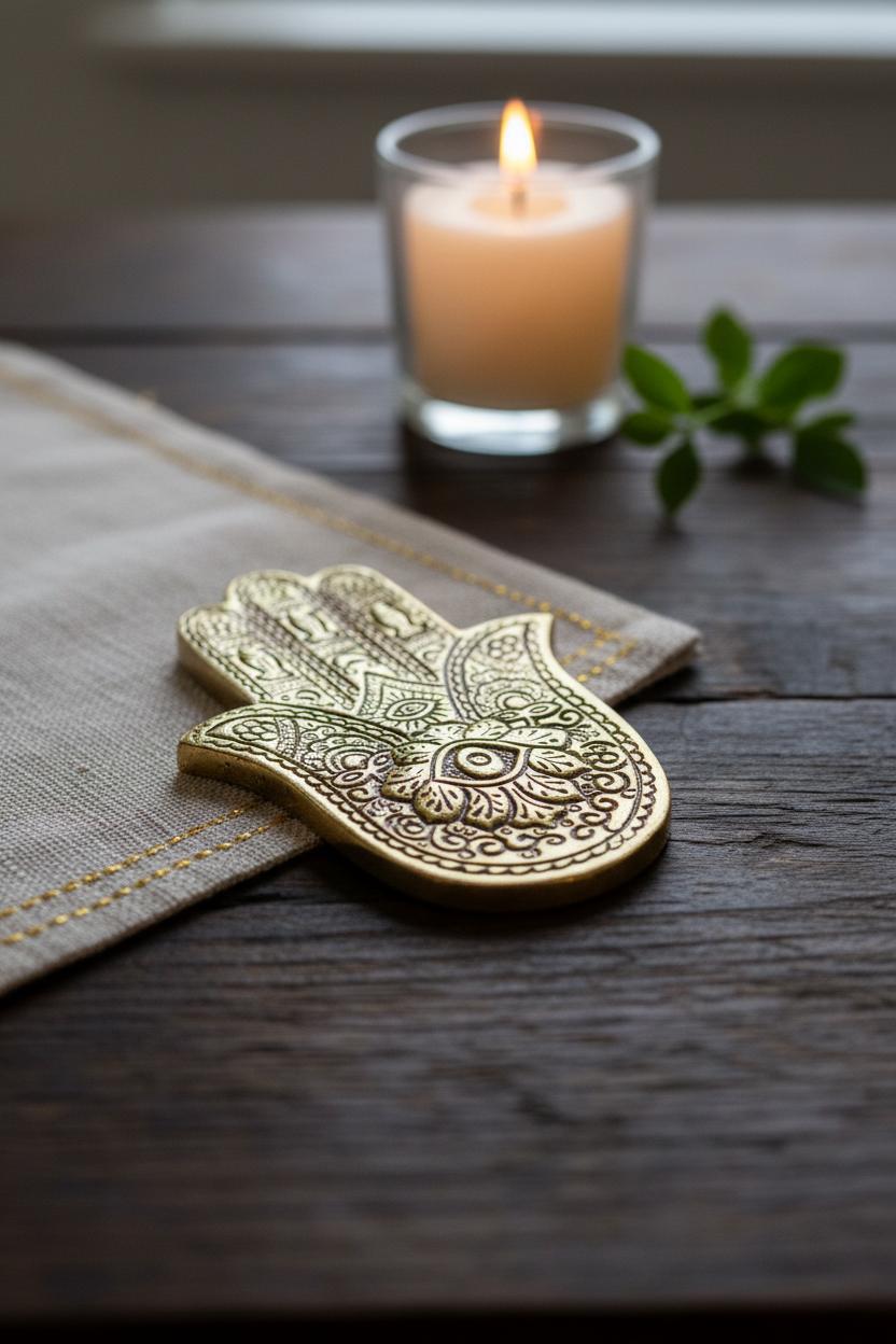 Porta incenso-Mano di Fatima