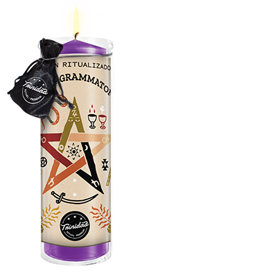 Candela rituale Tetragrammaton | Per quando lasci troppo spazio agli altri