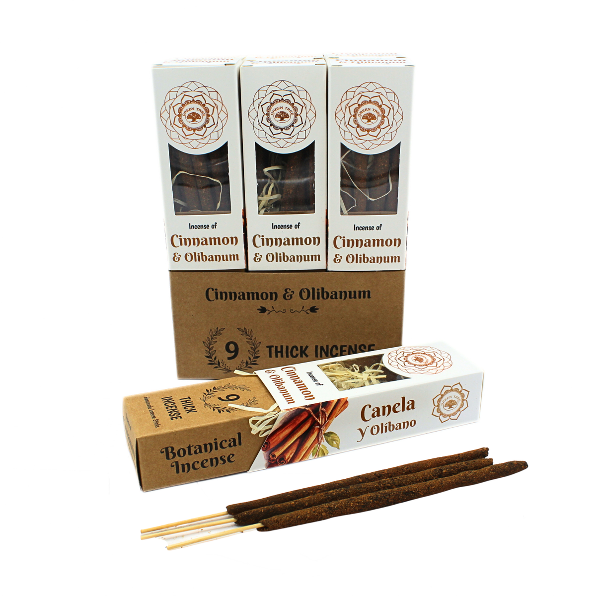 Incenso Botanico Cannella & Olibano – PROSPERITÀ | Abbondanza, Energia e Protezione