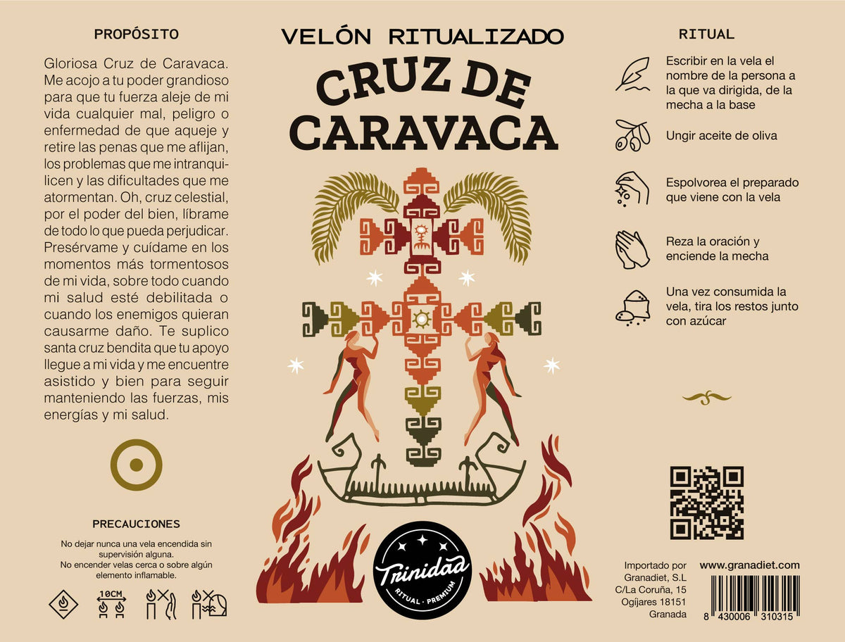 Candela ritualizzata Cruz Caravaca | Per quando senti di dover affrontare tutto da sola