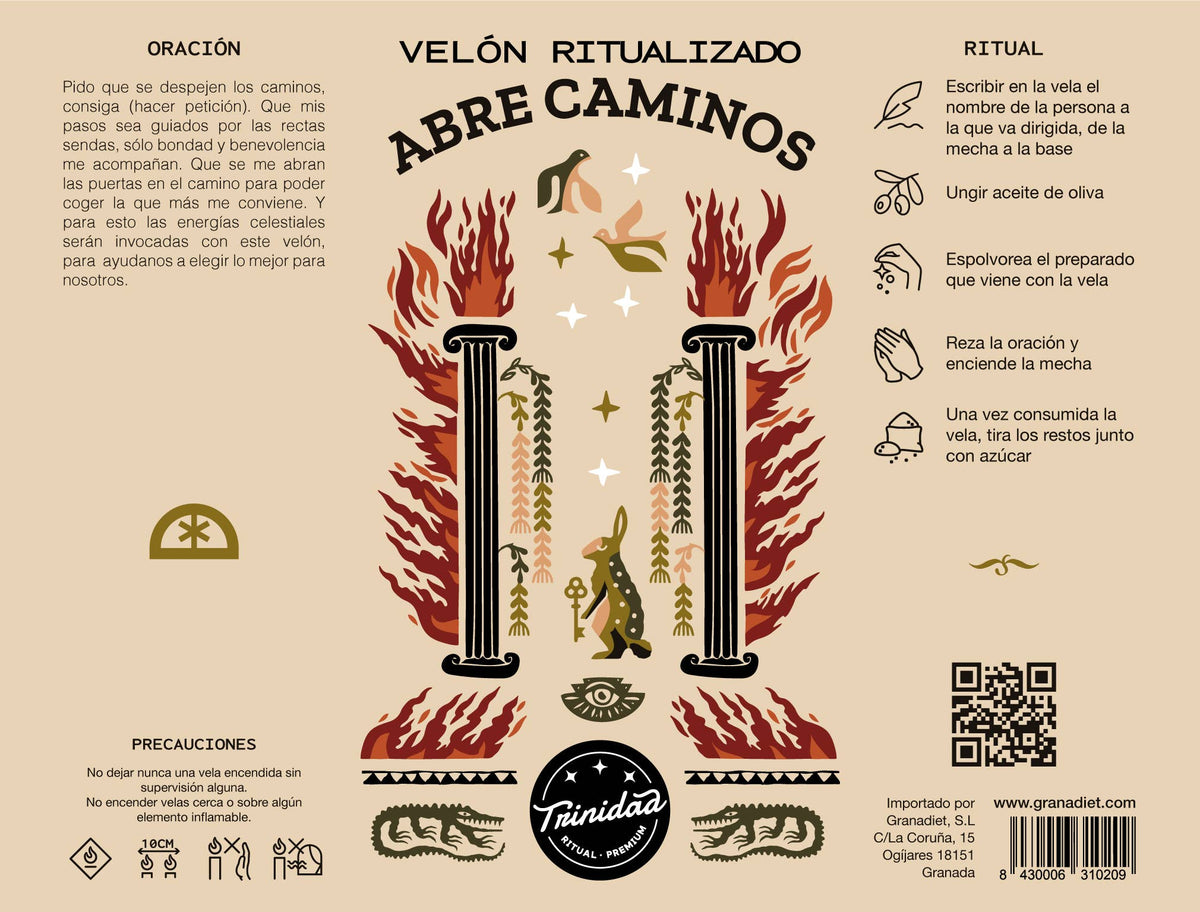 Candela rituale Apri Cammini | Per quando tutto sembra fermo