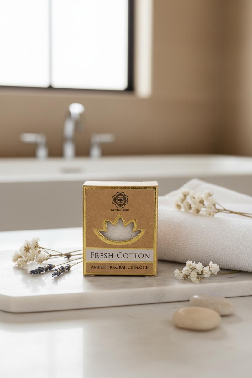 Mattoncino di incenso Fresh Cotton-Ordine e Pace Interiore