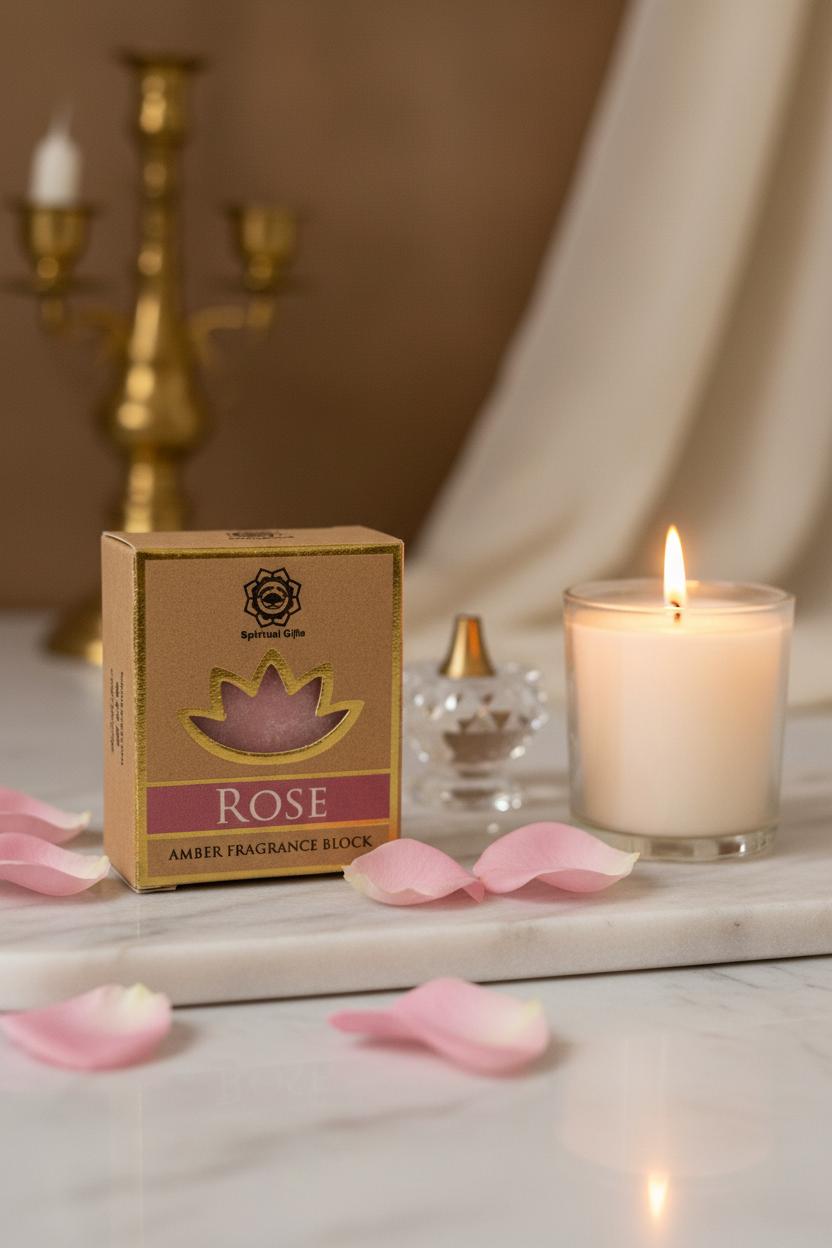 Mattoncino di incenso Rose-Amore e Dolcezza