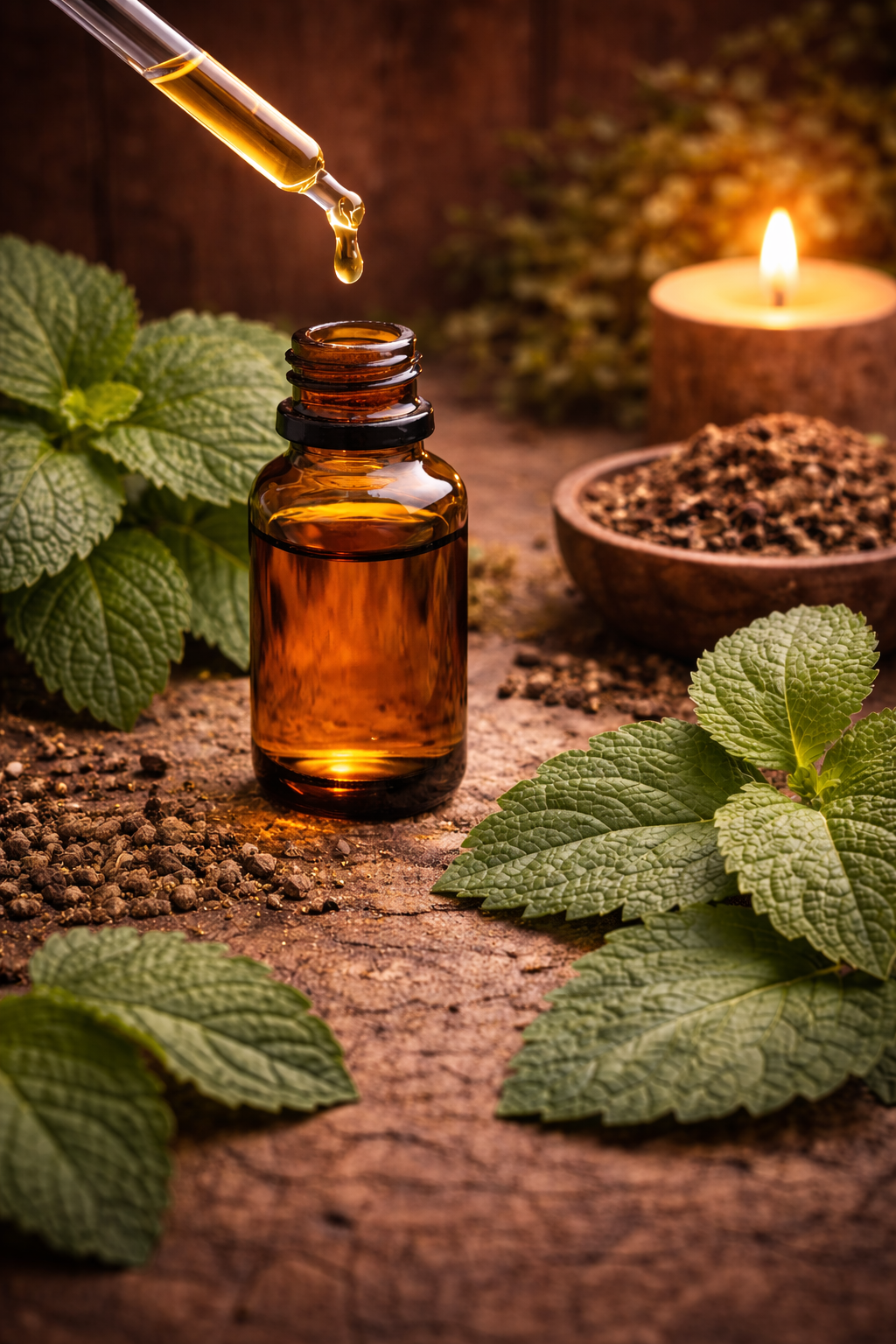 Olio essenziale Patchouli 10 ml - Chakra della Radice (1°) - Radicamento, sicurezza personale, stabilità materiale, fiducia nel flusso del denaro