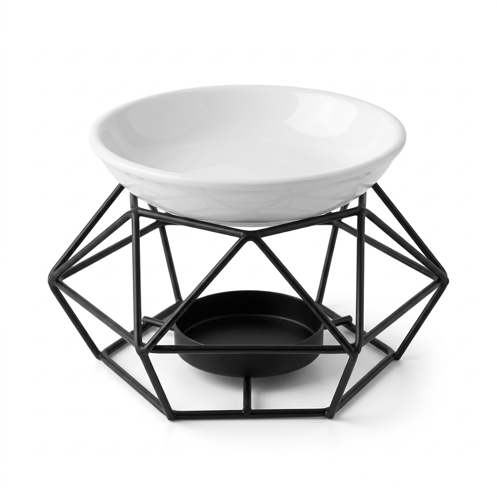 Bruciaessenze geometrico nero