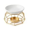 Bruciaessenze geometrico oro