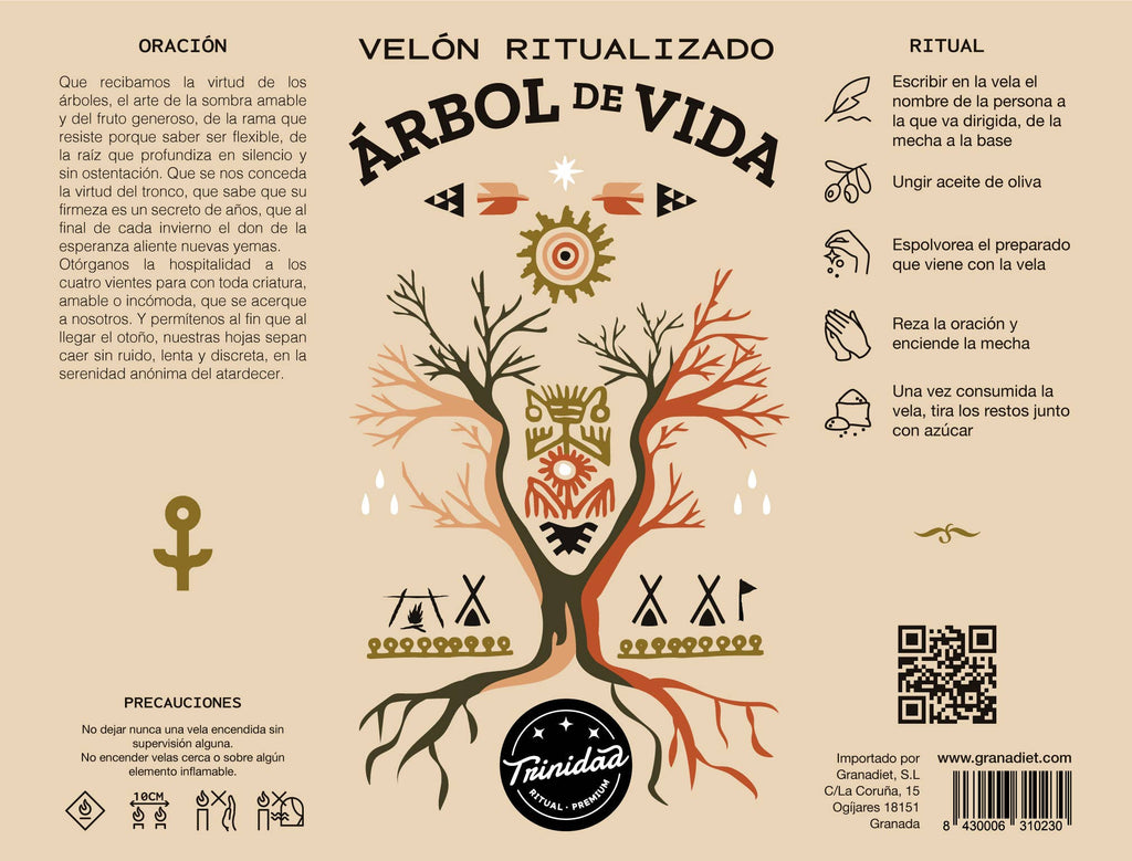 Candela rituale Albero della Vita | Per quando hai bisogno di ritrovarti