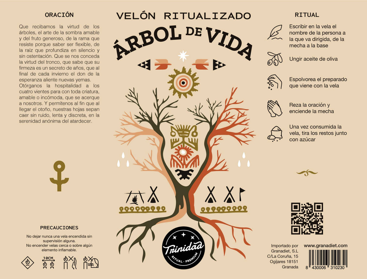 Candela rituale Albero della Vita | Per quando hai bisogno di ritrovarti