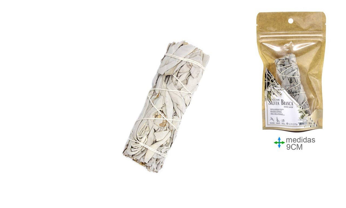 🌿 TORCIA DI SALVIA BIANCA – Purificazione, Protezione & Pulizia Energetica