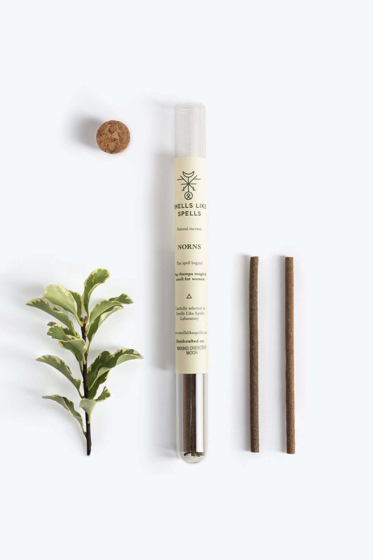 Incenso Artigianale NORNS Nag Champa - Chakra del Plesso Solare (3°) - Fortuna e Buona Sorte