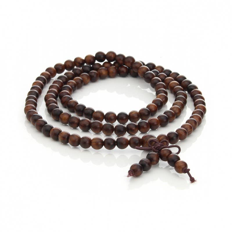 Japa Mala in Legno di Sandalo – Equilibrio interiore 108 Perle